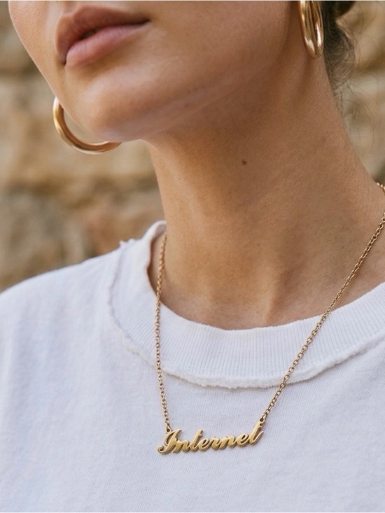 Internet Other - INTERNET Gold Plated Necklace